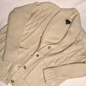 Oversized cable sweater